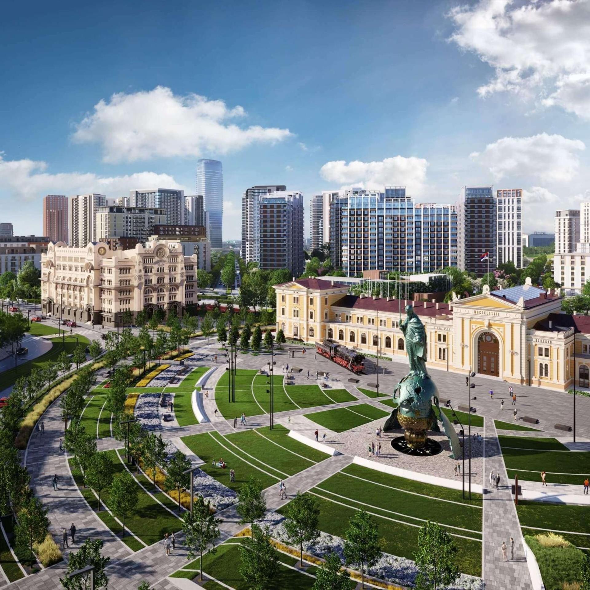 Central Square Apartments Belgrad Exterior foto